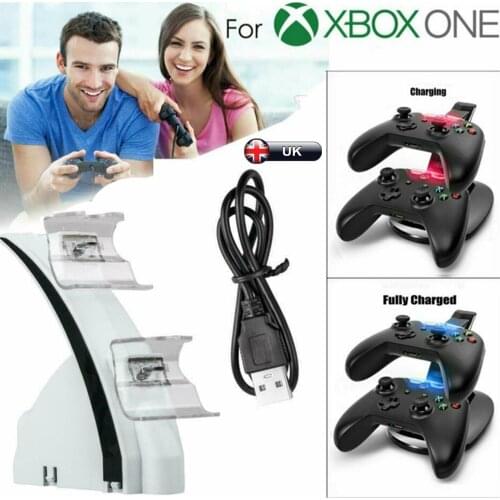 Dual Game Controller Fast Charging Dock Station Charger PS4 Gamepad Battery Charger LED Controller For Xbox One/Xbox One S
