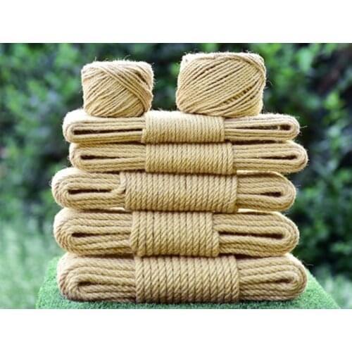 1-10 mm Thickness High quality Natural handmade jute rope Variety thickness rope For Gift Flower packing Diy handcraft supply