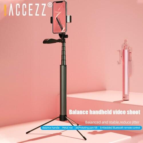 !ACCEZZ Flexible Selfie Tripod For Xiaomi Samsung iPhone Mobile Phone Clip Holder Bluetooth Ring Light Stand Selfie Lazy Bracket