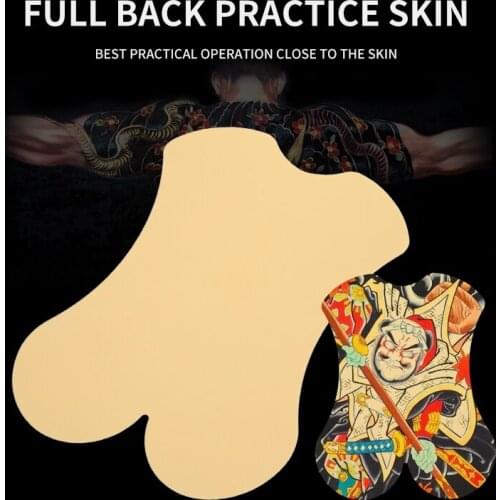 Blank Full Back Tattoo Practice Skin Artificial Silicone Practice Skin Tattoo Practice Skin Eyebrow practice skin