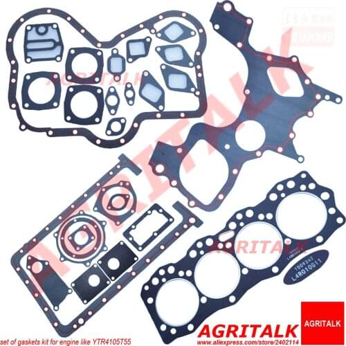 Gaskets kit including the cylinder head gasket for Yituo engine like YTR4105T55 engine , part number