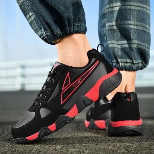 New Tenis Masculino Zapatillas Hombre Sneakers Men Mesh Breathable Running Sport Shoes Unisex Light Soft Thick Sole Couple Shoes