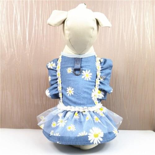 Summer Dog Dress Vest Couple Dog Clothes Cat Puppy Clothing Chihuahua Yorkie Costumes Poodle Pomeranian Schnauzer Corgi Clothes
