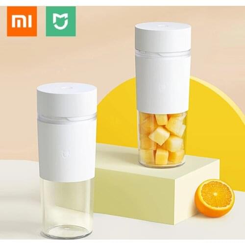 Xiaomi mijia 300ML Mini Smoothies Blender Portable Fruit Juicer Ice Food Processor Chargable Juicing IPX6 Mixer