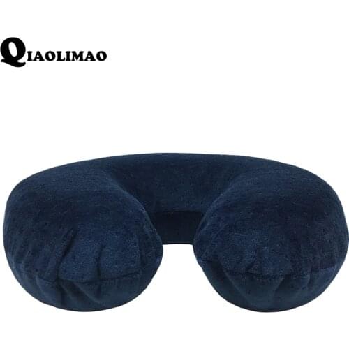 Fashion U-Shaped Pillow Memory Foam Office Nap Massage Foam Pillow Home Office Travel Respite Cushion Neck Pillow Free Shipping