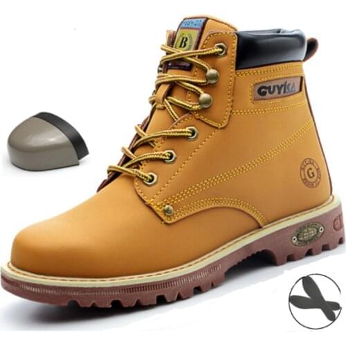 Winter Boots Men High Waterproof Warm Breathable Work Safety Shoes Steel Toe Caps Indestructible Tactical Boots Men Sneakers