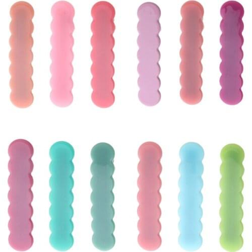 Set Sale Barrettes Hair Clip Make Up Washing Face Accessiories Solid Colour Prette Headdress For Women Girl Scallop Clip