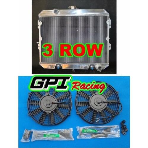 New 3Row w/o EOC w/ TOC Performance Racing All Aluminum Radiator For 2.8 L6 GAS