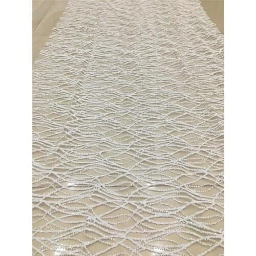 Glued glitter sequins Tulle Lace Fabric YG-281 Best Selling African Lace Fabric Nigerian French Fabric