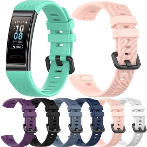 Soft Silicone Strap For Huawei Band 3 Pro 4 Pro Watch Bracelet Band Correa For Huawei Band 3 Wrist Loop