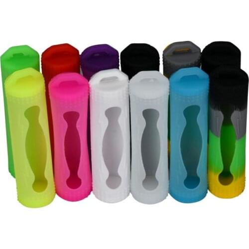 900pcs/lot 18650 Batteries Silicone Case Protective Cover Colorful Soft Rubber Skin Bag Pouch for 1 x 18650 Lithium Battery