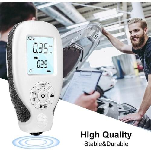 1pc Practical Car Paint Coating Thickness Gauge Meter High-Definition Display Screen Paint Coating Testing Tools Diagnostic Tool