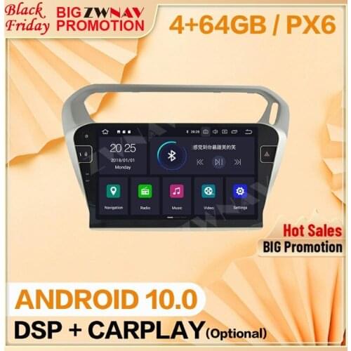 2 din 2013 2014 2015 2016 For Peugeot 301 Android 10 Multimedia Screen player video audio Radio GPS navi head unit auto stereo