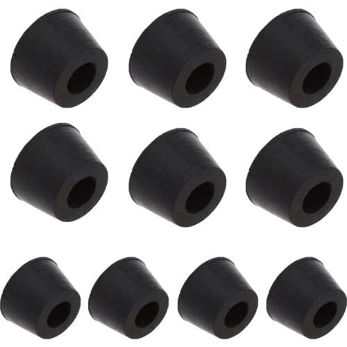 20 Pcs Rubber Instrument Case Non-slip Cabinet Box Foot Bumpers Feet 17x10x14mm 85DA