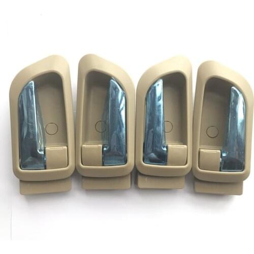 4pcs/lot beige For Great Wall Haval Hover H3 H5 Car Interior Door Handle Auto Door Knob Accessories