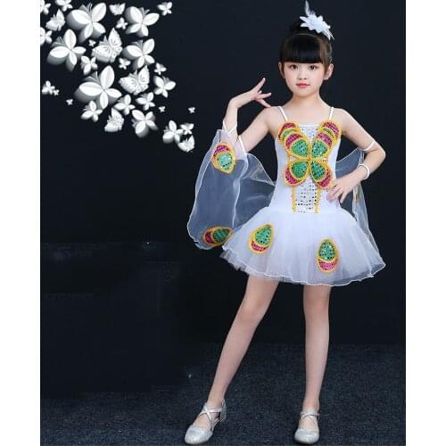 90 cm - 150 cm Costume Kids Girls Dresses Costume Anime Cosplay Dress Custom Butterfly Go Costumes With #7142