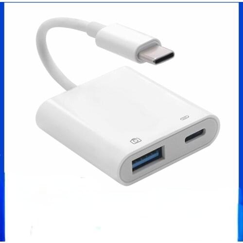 Type-C OTG Adapter Power Supply USB 3.0 Mobile Phone External U Disk Converter Two-In-One Adapter Cable
