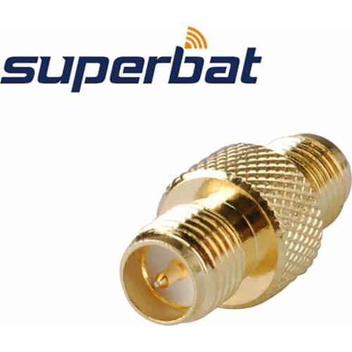 Superbat SMA Adapter RP-SMA Jack(male pin) to SMA Female Jack straight RF Coaxial Connector