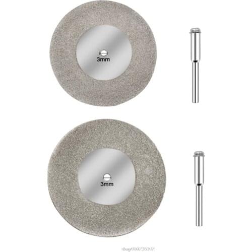 50/60mm Diamond Cutting Disc Grinding Wheel Saw Circular 3mm Shank Drill Bit Rotary Tool N11 20 Dropship