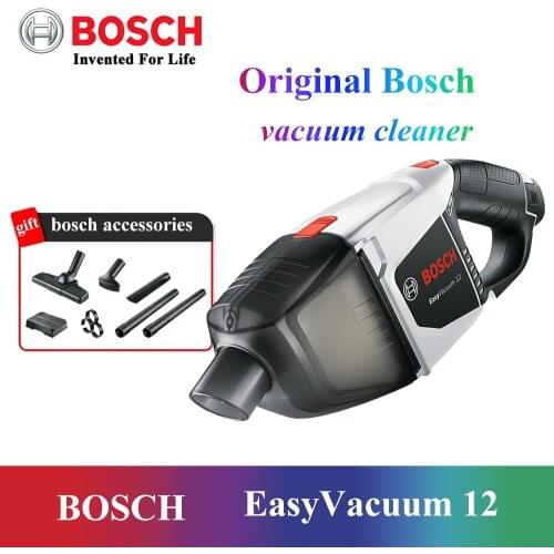 Bosch Cordless Handheld Vacuum Cleaner EasyVacuum 12 Rechargeable 12V Handheld Mute Strong Vacuum For Car Household Pet Hair