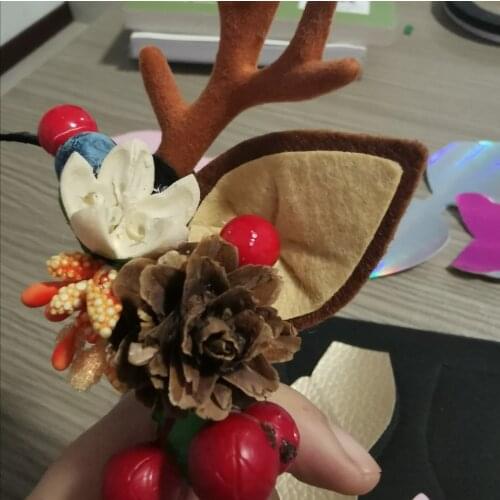 Reindeer ear wooden cutting die JC-clips-0014