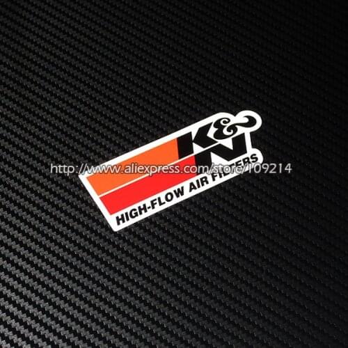 For K&N Air filter helmet motorcycle motorbike Sticker Decals Waterproof 16