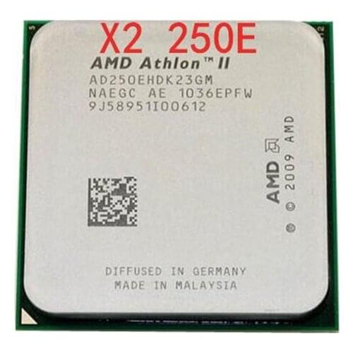 AMD Athlon II X2 250e 3.0 GHz Dual-Core CPU Processor AD250EHDK23GM Socket AM3