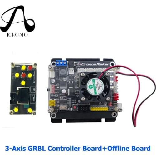 GRBL 1.1 USB Port CNC Engraving Machine Control Board 3-Axis Integrated Driver, Offline Controller For 2418,3018 Laser Machine