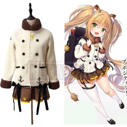 Azur Lane Makinami Cos Cosplay Costume Halloween Christmas Party Uniform Custom Made Free Shipping