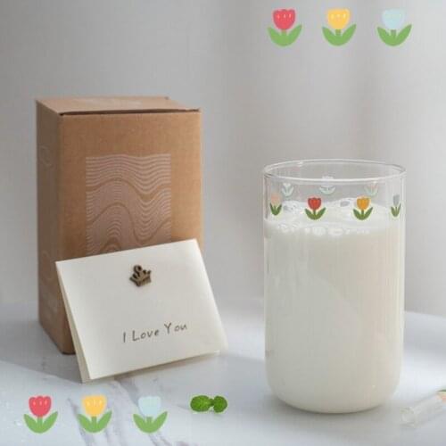 Lovely Cartoon Mug Creative Double Layer Glass Water Milk Tea Coffee Yogurt Mug Best Cup House Kid Gift For Women Lovers Home