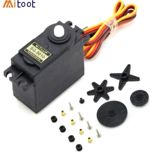 Mitoot Steering Gear SG5010 3KG 5KG High Torque Digital Motor Steering Gear For Car Boat Model