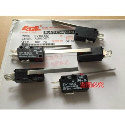 Original new 100% EV163132 large micro switch limit switch water heater switch handle length 50MM
