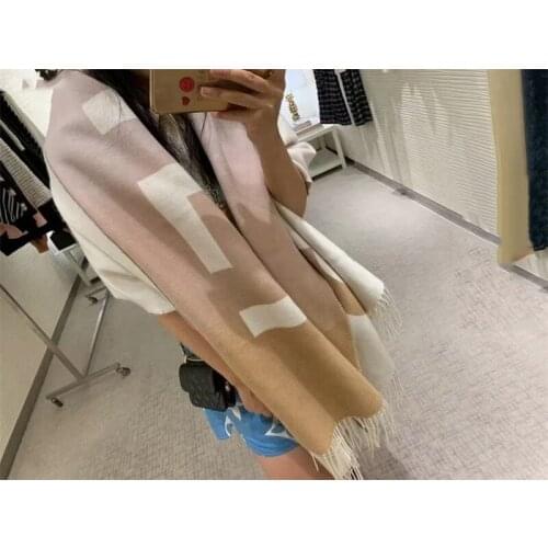 2021 Autumn winter fashion fringed long scarf ladies high quality cashmere wool shawl 70*200 scarves