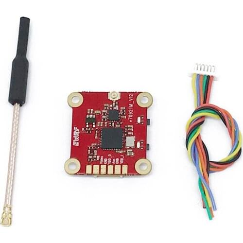 20*20mm 5.8G FPV Transmitter 40CH 25mW/200mW/500mW Adjustable support tbs smart audio for RC Drone Models Multicopter FPV Racing