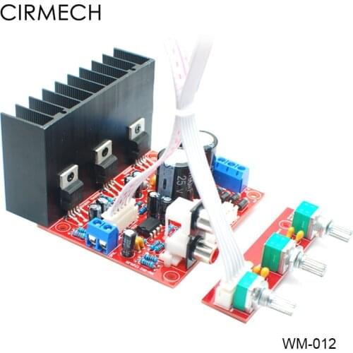CIRMECH TDA2030A 2.1 super bass 2.1 subwoofer amplifier board three-channel Speaker Audio Amplifier Board