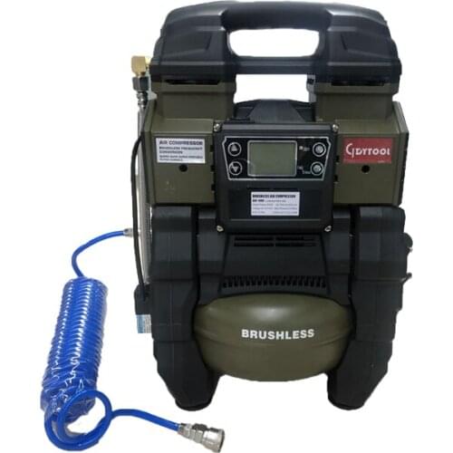 Portable oiless Air Compressor AC&DC Dual-purpose Ultra Quiet Silent Cordless Air Compressor Heavy-duty Tire Inflator gdy-2090