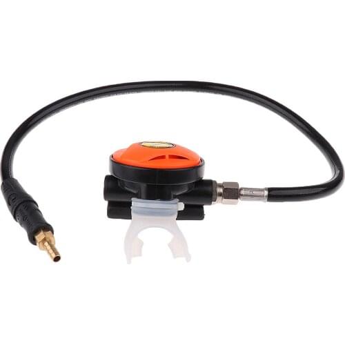 Diving Snorkeling Regulator - Explorer Scuba Dive Snorkel 2nd Stage Water Sports Safety Equip Gear Hookah - Orange
