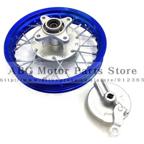Rear 10 inch 28holes Aluminum Alloy Wheel Rims Drum Brake hub for dirt bike pit bike KTM CRF Kayo BSE Apollo