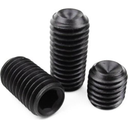 2pcs M16 alloy steel bolts none hex socket screw concave set screws bolt 16mm~80mm length