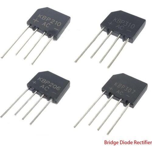 20PCS/LOT KBP206 KBP210 KBP307 KBP310 KBL406 KBL408 KBL410 KBL608 ZIP Bridge Diode Rectifier