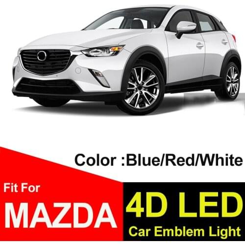 Car Styling 4D LED Light Emblem Covers Shine Auto Trunk Badge Badge Car Logo Sticker Decoration Lam Led Auto Accessory