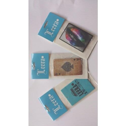 Free Shipping Via Fedex or DHL , Wholesale Paper Air Freshener ,car perfume,Car Paper Air Freshener