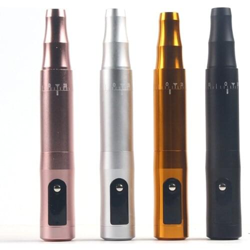 Rose Gold Wireless Rechargeable Tattoo Machine 5Level Semi Permanent Makeup Battery Machine Kit For Eyebrows Lip Tattoo Gun