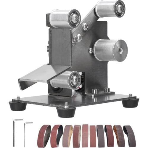 KKMOON Multifunctional Grinder Mini Electric Belt Sander DIY Polishing Grinding Machine Cutter Edges Sharpener
