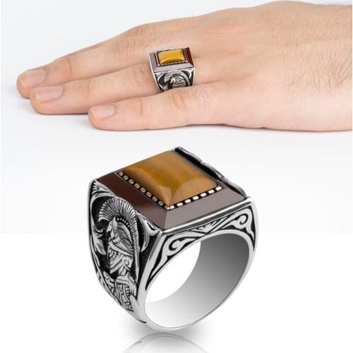 High-quality 925 Sterling Silver zircon stone ring Jewelry Made in Turkey in a luxurious way for men with gift /rings onyx,pearl