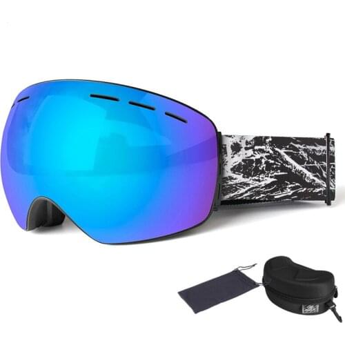 Ski goggles double layers UV400 anti-fog big ski mask glasses skiing snow men women snowboard goggles