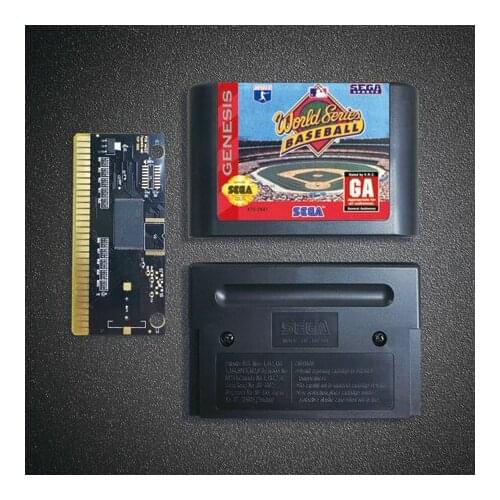 World Series Baseball - 16 Bit MD Game Card for Sega Megadrive Genesis Video Game Console Cartridge