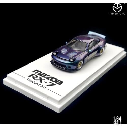 1/64 Mazda RX - 64 TM 7 Rockets Rabbit Chameleon Models Model Car Alloy Car Furnishing Articles