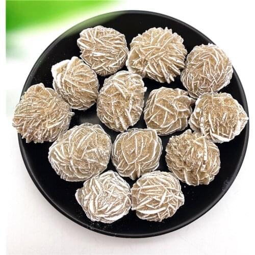 1PC Natural Moroccan Desert Rose Stone Crystal Mineral Healing Specimen Rough Ornamental Collection Quartz For Home Decoration