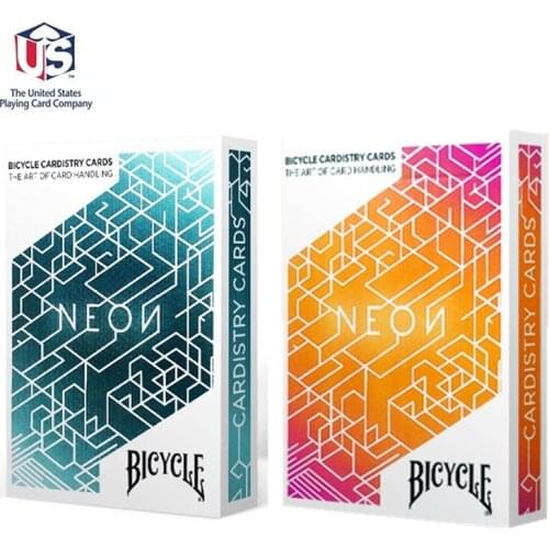 Bicycle Neon Playing Cards Deck Bicycle Cardistry Cards USPCC Poker Magic Card Games Magic Tricks Props for Magician